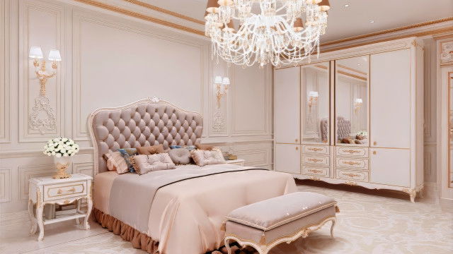 Chic Style Master Bedroom Interior Design
