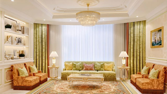 غرفة جلوس العائلة