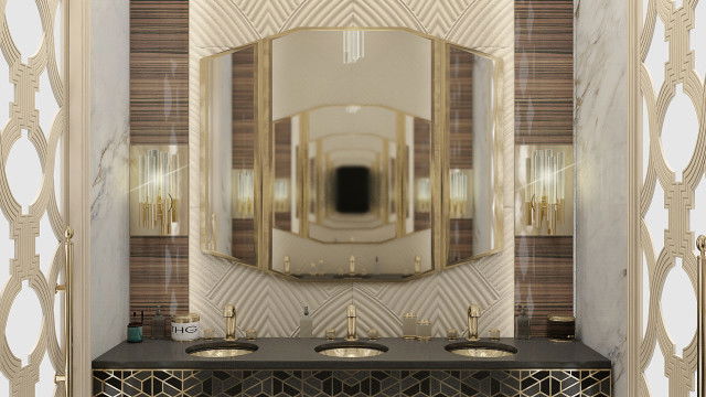 ديكورات حمامات جميلة