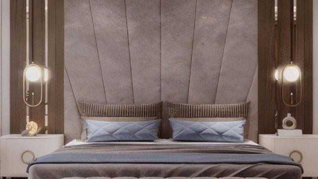 SPACIOUS AND CALM BEDROOM INTERIORS