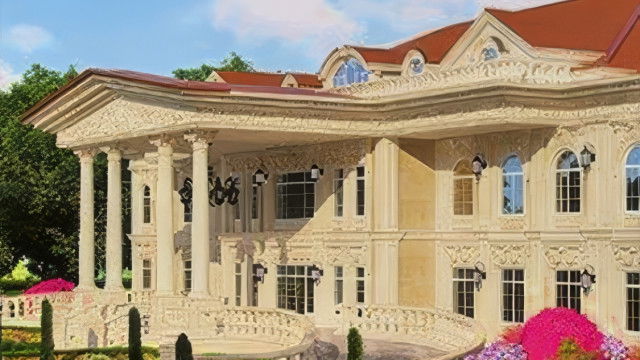 Экстерьер виллы в Абу-Даби: фасад и архитектурные акценты