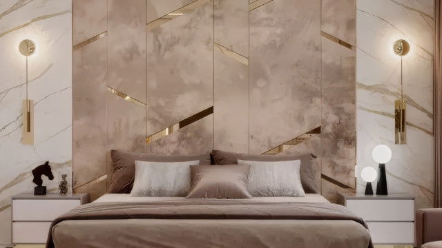 صور منزل في دبي بغرفة نوم فاخرة