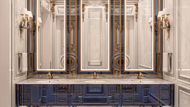 Elegant Bathroom Design For An Apartment