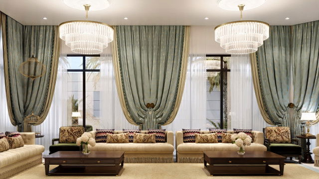 Magnificent majlis interior