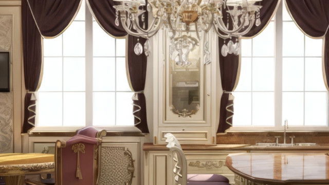 Роскошная классическая кухня