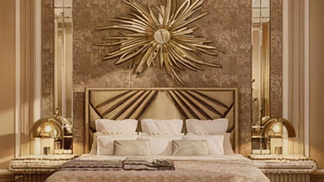 Bright bedroom design