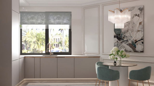 Smart family kitchen interior