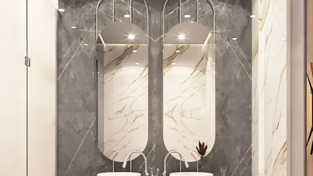 Saudi Villa Design Bathroom