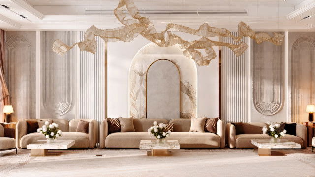 Classical Majlis Design in Abu Dhabi