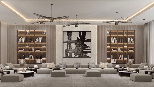 فكرة تصميم رائعة للمجلس