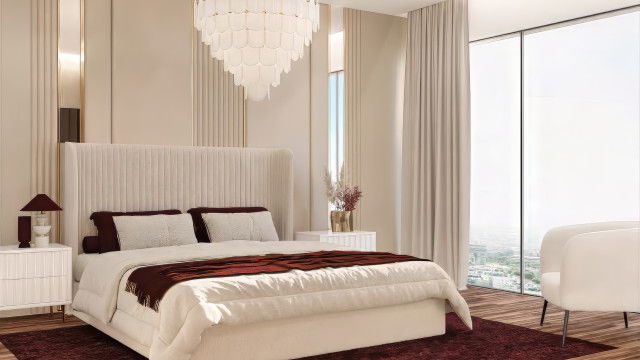 Главная спальня в стиле арт-деко — роскошный интерьер