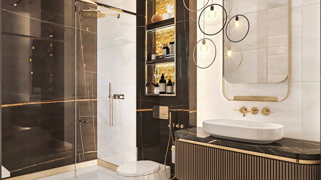 تصميم داخلي عصري للحمام