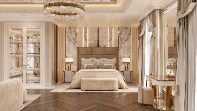 Gorgeous bedroom interior