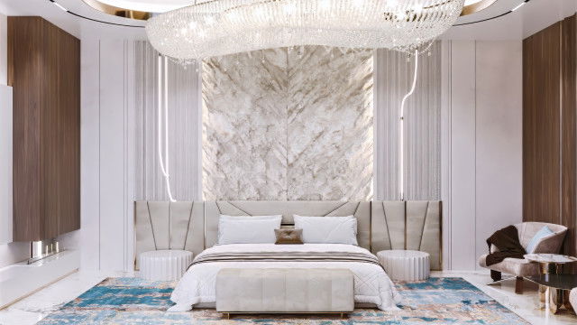 Премиальная мебель и материалы для интерьеров главной спальни