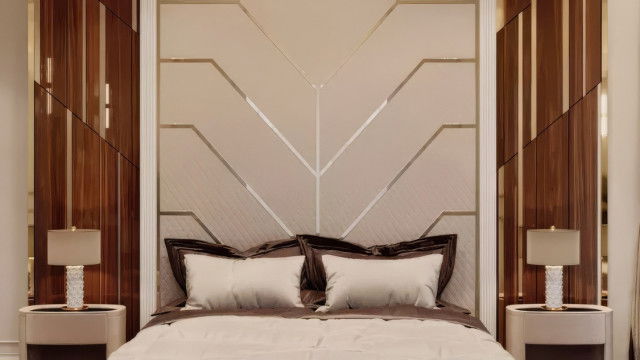 غرفة نوم بتصميم مريح