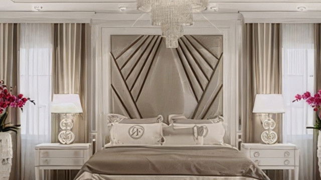 غرفة نوم أنيقة للغاية