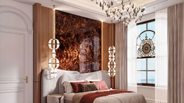 Дом и дизайн: золотая спальня и роскошный интерьер
