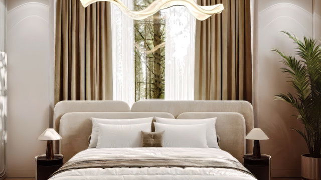 Apartment bedroom interior solutions