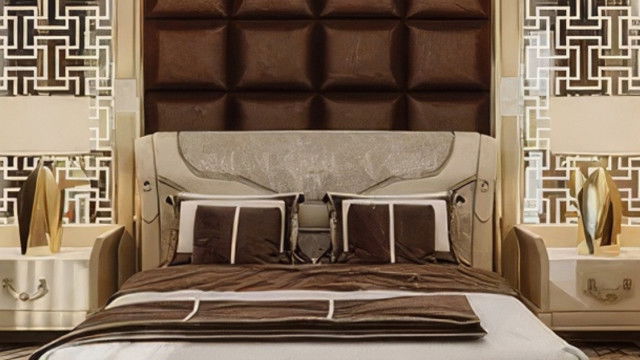 غرفة نوم الديكور الداخلي ميامي