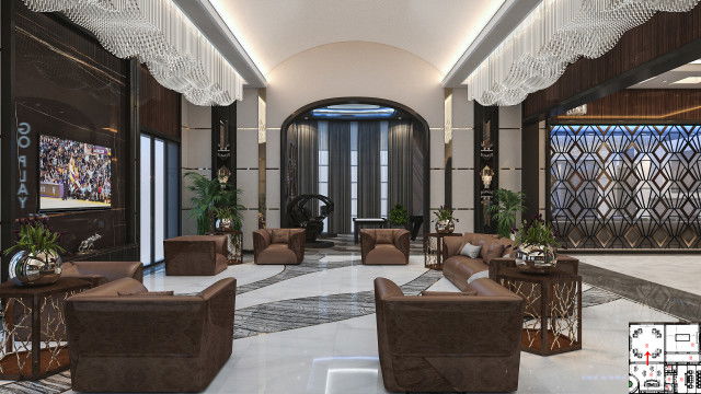 Luxury Sitting Arrangement for an Apartment