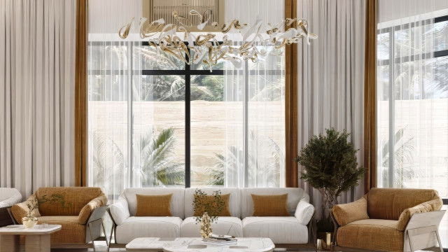 Семейная гостиная в изысканном интерьере