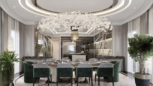 Small dining area interior