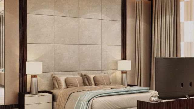 Luxurious Bedroom Design in Dubai