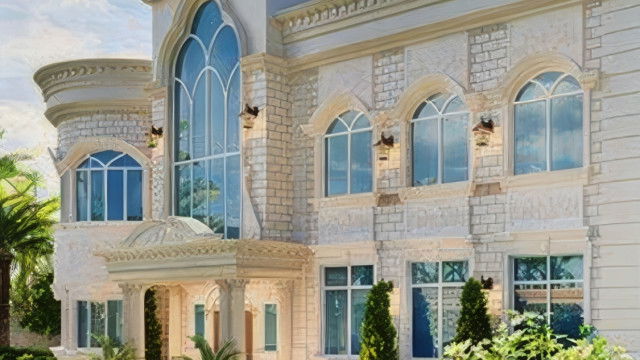 Фасад роскошной виллы