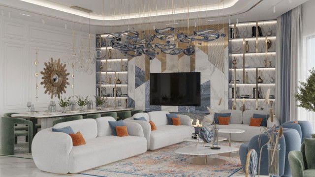 Arabian Style Majlis in Saudi Arabia