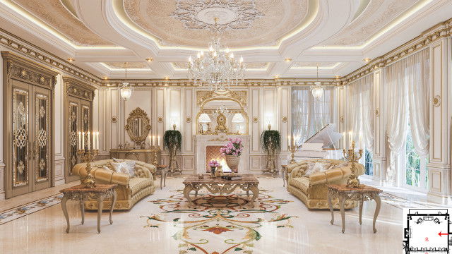 Elegant Family Sitting Room Interior Design Concepts