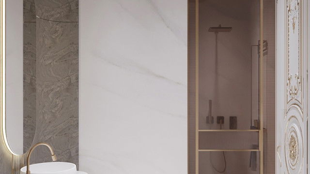 Bathroom Design in Neoclassical