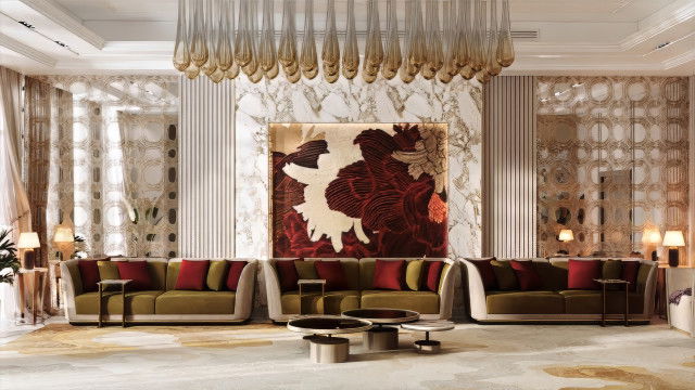Modern Majlis interior design In Saudi Arabia