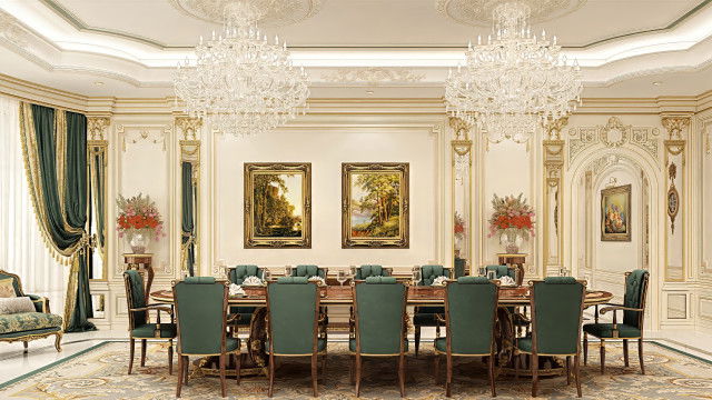 Luxurious Chic dinning room
