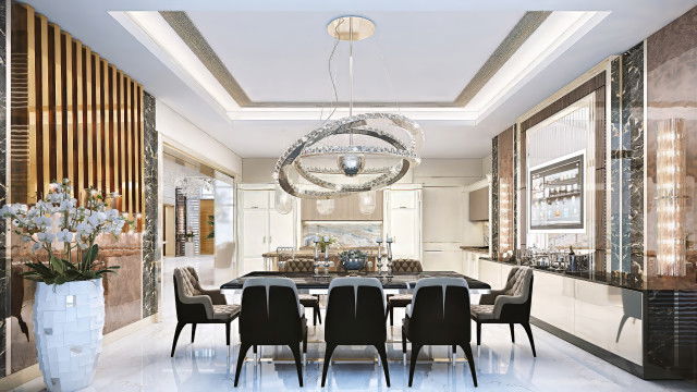Modern dinning room