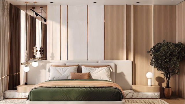 Фото роскошного дизайна спальни в Лос‑Анджелесе