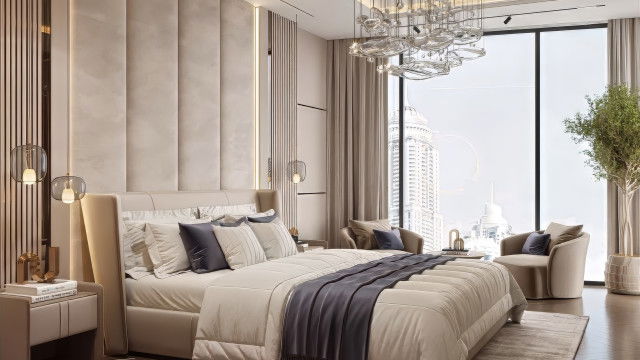 التصميم الداخلي لغرفة النوم الرائعة