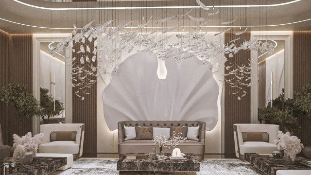 Стильный маджлис: элегантная гостевая зона