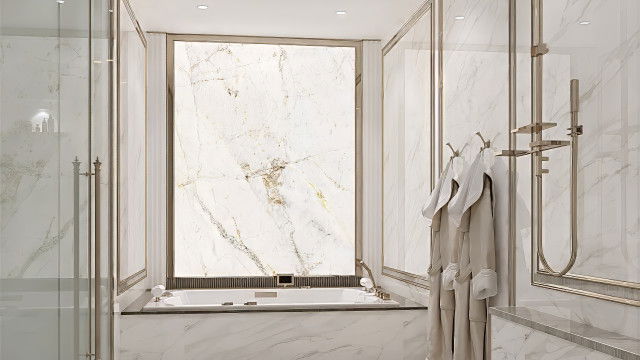 Master bathroom decoration