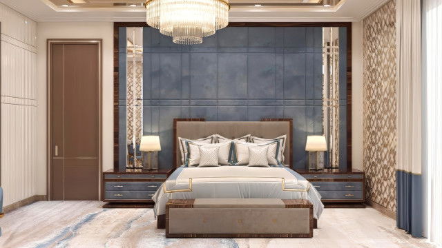 Contemporary Master's Bedroom Interior Design