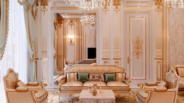 تصميم داخلي لغرفة الجلوس