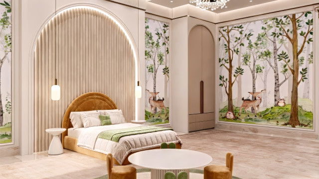 Cozy Children`s Bedroom Design