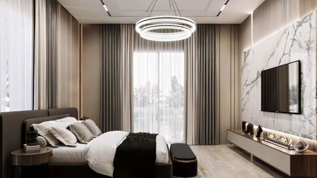 Palatial Bedroom Interior