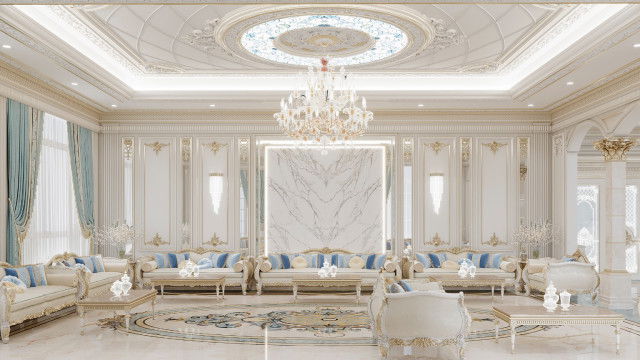 Современный дизайн маджлиса в Дубае