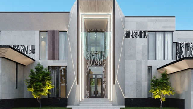 أناقة راقية في التصميم الخارجي للفيلا