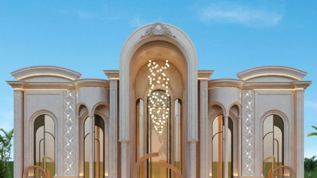 الخارجيات تصميم العربية فيلا