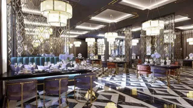 تصميم مبني مطعم في دبي