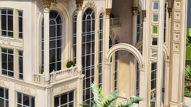 Дизайн фасада дома в Дубае