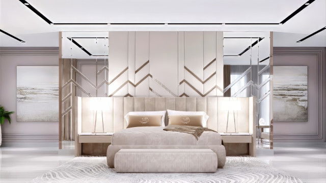 غرفة النوم على الطراز الشرقي