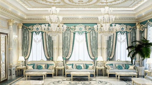 Изысканный дизайн маджлиса