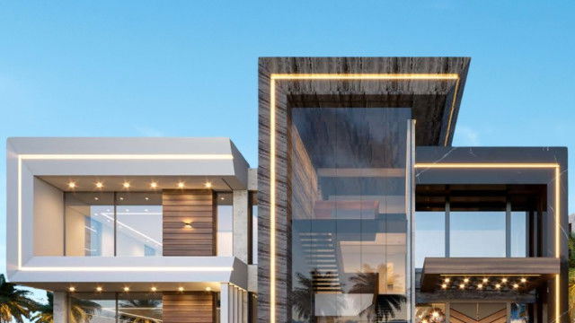 Luxurious Aesthetic Villa Exterior Design in Modern Style